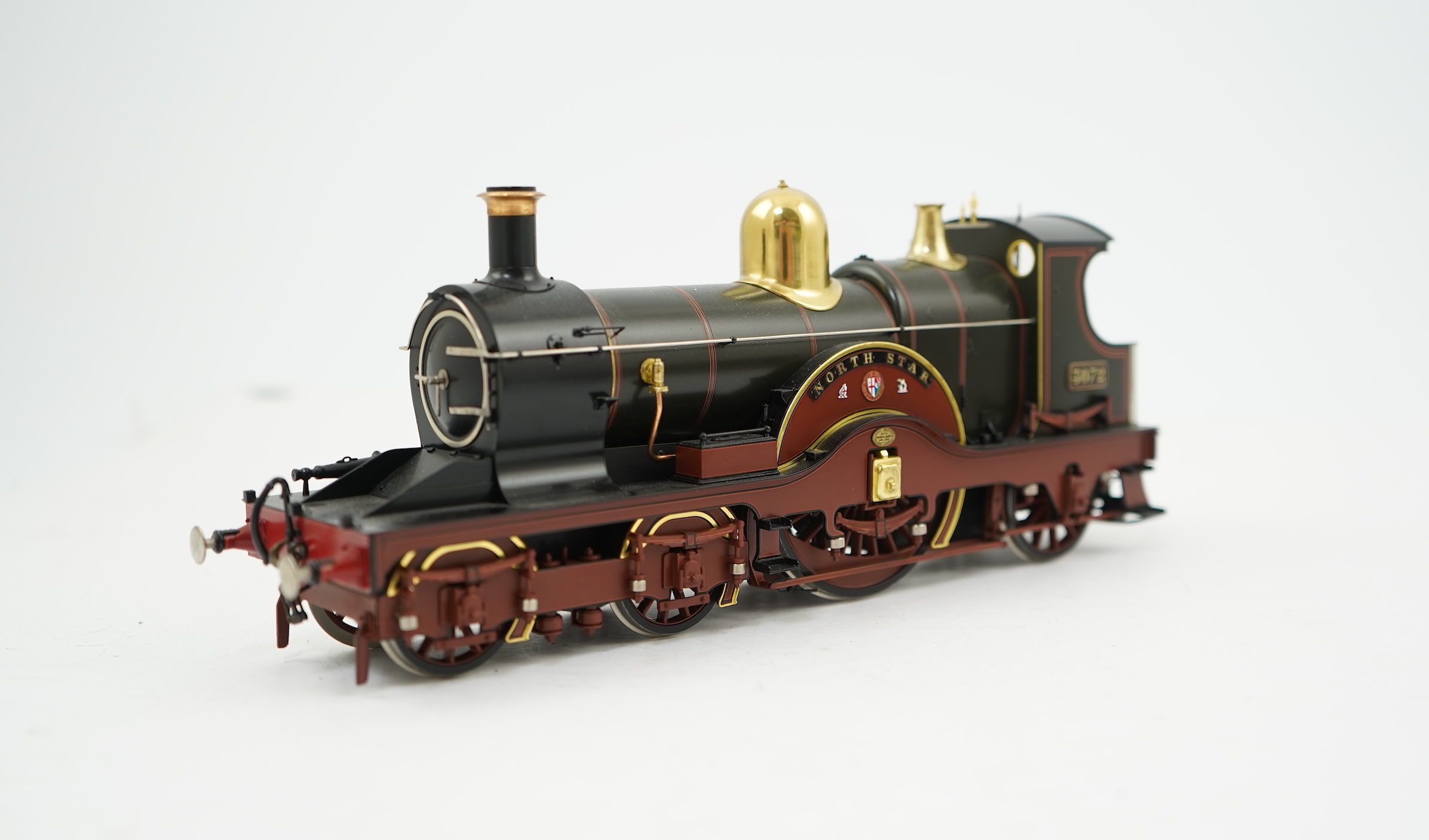 An 0 gauge Lee Marsh Models model of GWR 3031 Class (Achilles Class), North Star 3072, 4-2-2 Dean Single locomotive, powered for two rail operation, with original box and operating leaflet.